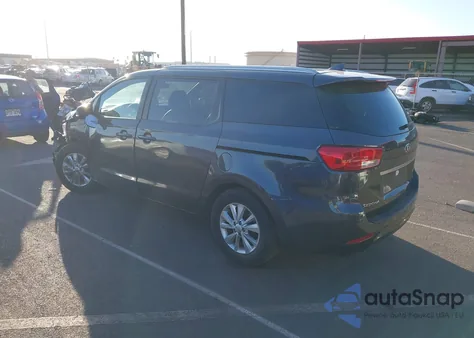 2017 Kia Sedona Lx из США, поврежденный, VIN KNDMB5C14H6290913